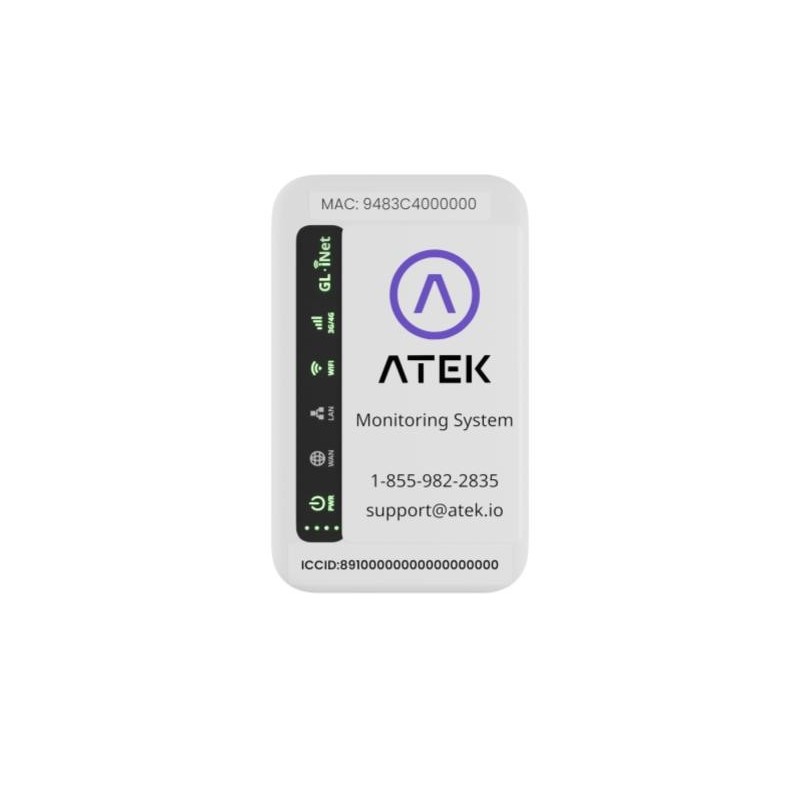 Passerelle ATEK WiFi, LTE avec Batterie | Connectivité Capteur Fiable Passerelle ATEK WiFi, LTE avec Batterie | Connectivité Capteur Fiable