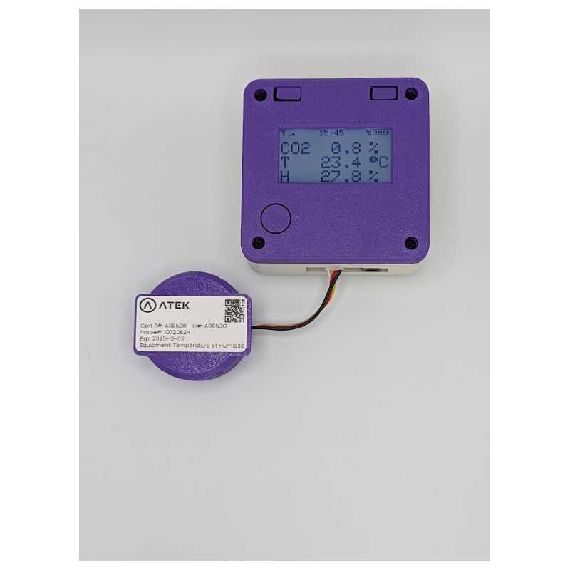 ATEK Transmitter WIFI CO2, Temperature and Humidity for incubator ATEK Transmitter WIFI CO2, Temperature and Humidity for incubator