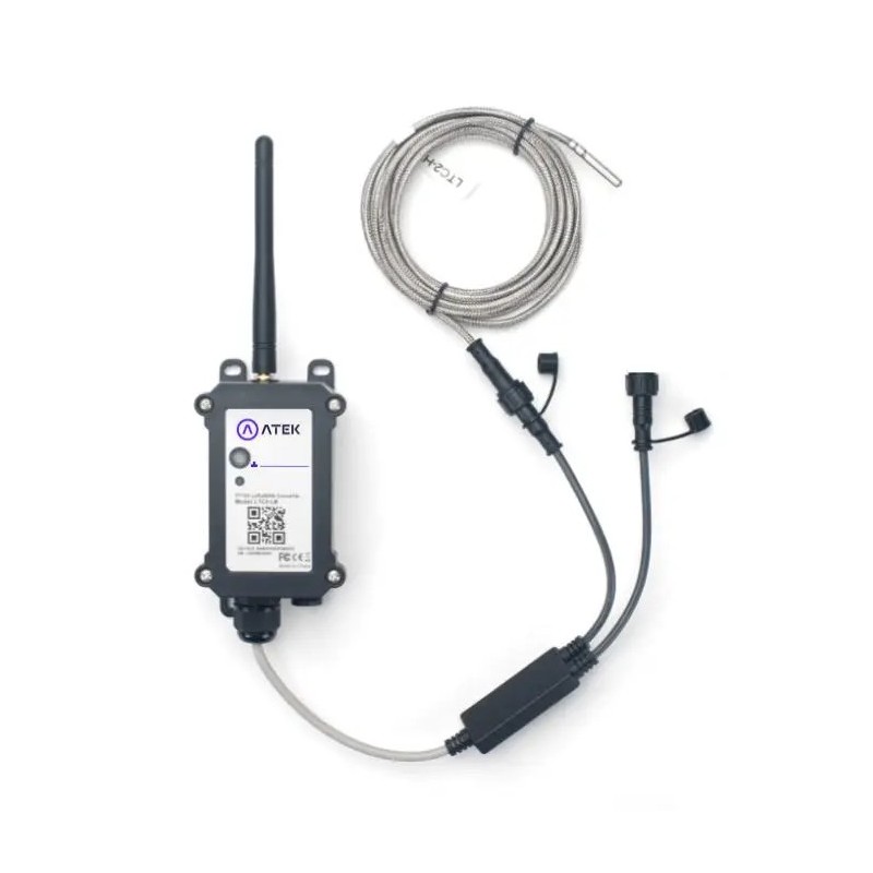 ATEK LoRaWAN Ultra Low Temperature Transmitter, -196°C to 150°C, 5-Year Battery ATEK LoRaWAN Ultra Low Temperature Transmitter, -196°C to 150°C, 5-Year Battery